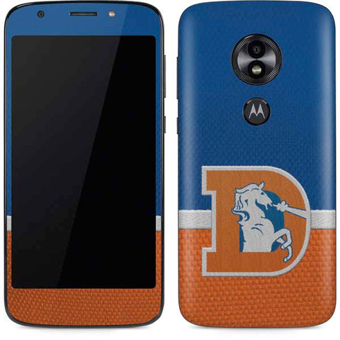 NFL Denver Broncos Vintage Moto E5 Play Skin